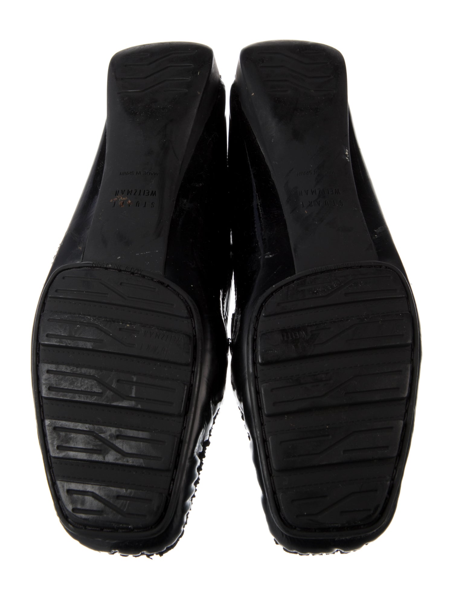 Stuart Weitzman Patent Leather Loafers